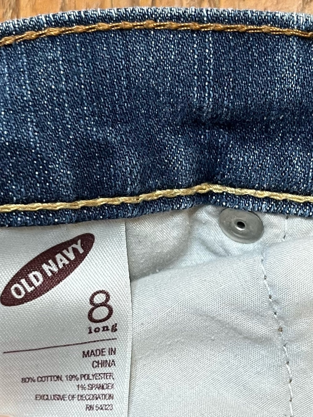Old Navy The Diva Jeans Size 8 Long - Picture 9 of 10